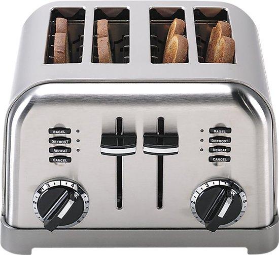 Cuisinart - 4-Slice Toaster - Brushed Chrome
